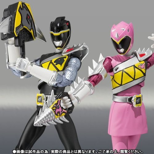 【魂ウェブ限定】S.H.Figuarts キョウリュウブラック＆キョウリュウピンク (中古品)