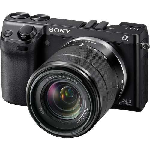 ソニー SONY ミラーレス一眼 α NEX-7 ズームレンズキット E18-55mm F3.5-5(中古品)