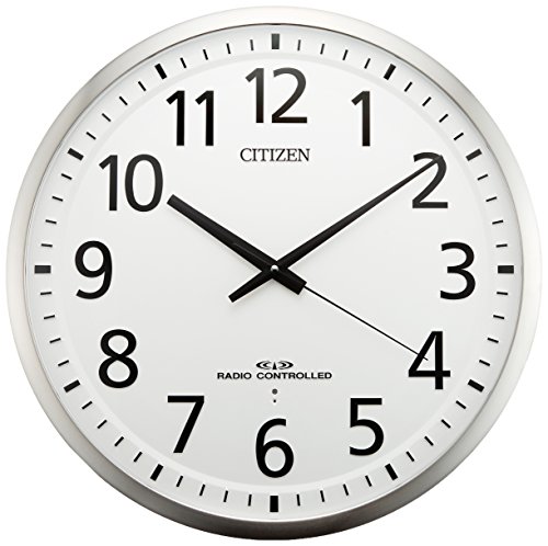 CITIZEN シチズン 掛け時計 電波時計 スペイシーM465 8MY465-019 790076(未使用の新古品)の通販は