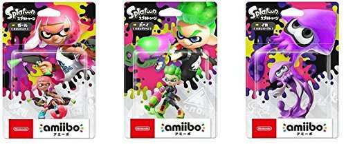 スプラトゥーンシリーズ amiibo3種セット(ガール【ネオンピンク】、ボーイ (未使用の新古品)の通販は