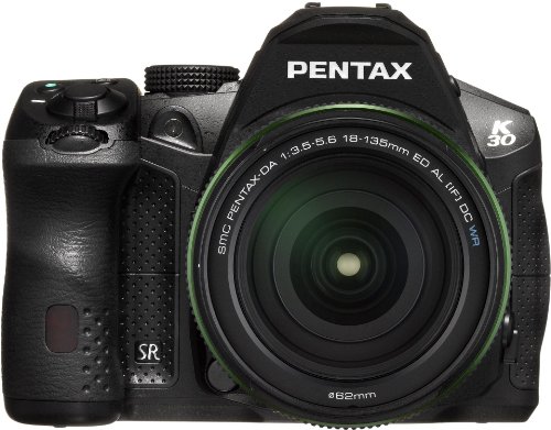 PENTAX デジタル一眼レフカメラ K-30 レンズキット [DA18-135mmWR] ブラッ (中古品)
