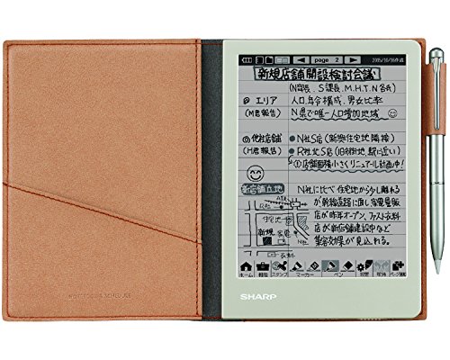 シャープ 電子ノート ブラウン系 WG-S30-T(中古品)