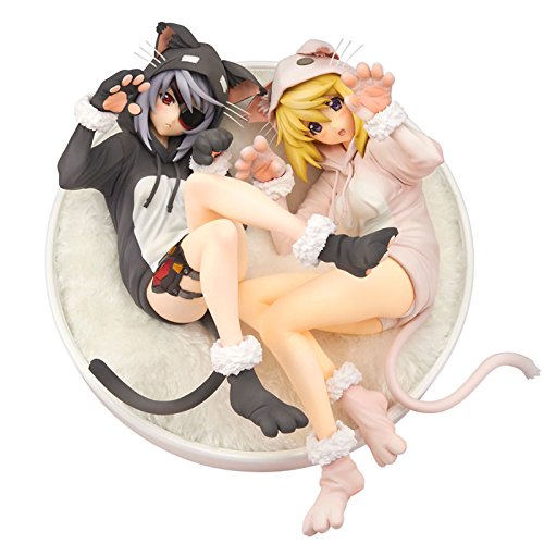 IS 〈インフィニット・ストラトス〉 ラウラ＆シャル ネコミミパジャマ 1/7 (中古品)