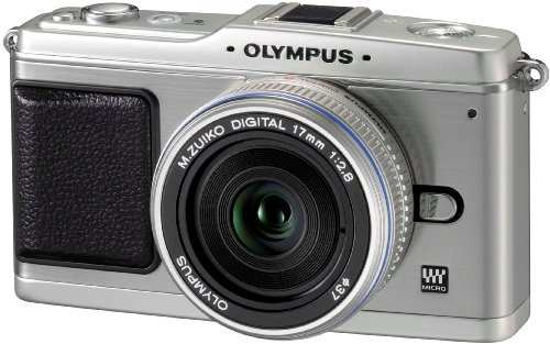 OLYMPUS ミラーレス一眼 E-P1 パンケーキキット シルバー E-P1 PKIT-SLV(中古品)