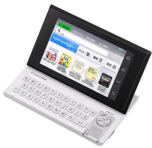 カシオ デジタル英会話学習機 EX-word RISE XDR-A10WE ホワイト コンテンツ(未使用の新古品)