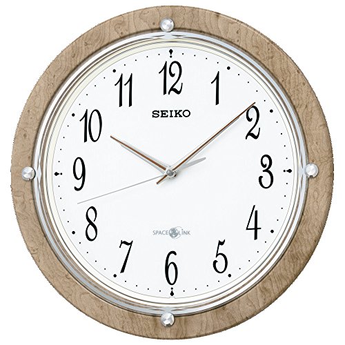 セイコー クロック 掛け時計 衛星 電波 アナログ SPACE LINK スペースリン (中古品)の通販は 30,800円