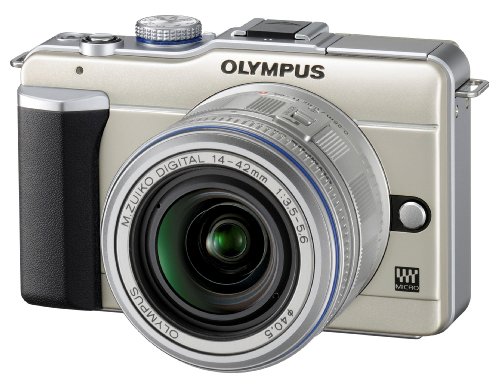 OLYMPUS ミラーレス一眼 PEN E-PL1レンズキット シャンパンゴールド E-PL1 (中古品)の通販は 25,150円