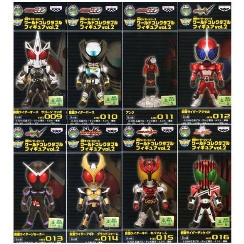仮面ライダーシリーズ　ワールドコレクタブルフィギュアvol.2 全８種(中古品) 7,696円