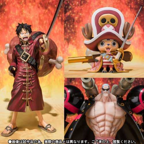 フィギュアーツZERO ONE PIECE　FILM　Z 決戦服Ver.セット（ルフィ・チョッ(中古品)