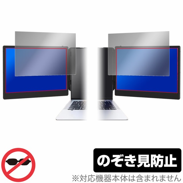 LAPTOMO 14.1インチ トリプルポータブルモニター S3 保護 フィルム OverLay Secret for LAPTOMO S3 プライバシーフィルター 覗き見防止