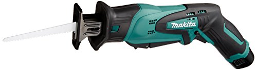 マキタ レシプロソー充電式10.8V差込式バッテリ対応 JR101DW 1.3Ahバッテリ・充電器・ケース付(カラー: ブルー)