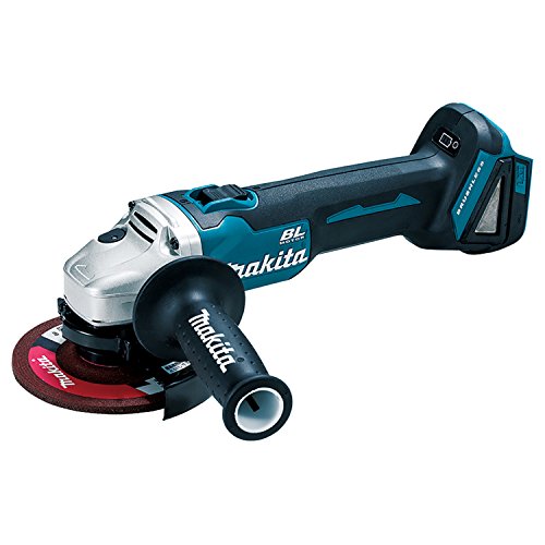 マキタ(Makita) 125ミリ充電式ディスクグラインダ スライドスイッチタイプ (本体のみ/バッテリー・充電器別売) GA504DZN(サイズ: 18V / カラー: グリーン|ブラック|グレー)