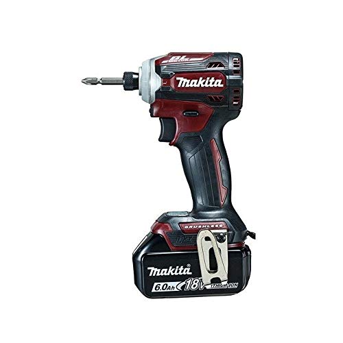 マキタ インパクトドライバTD171(18V)赤 トルク180Nm 6Ahバッテリ2本・充電器付 TD171DGXAR