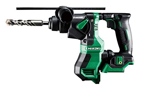 HiKOKI（ハイコーキ） 18V ハンマドリル DH18DPA バッテリー・充電器別売 ケース付 ワンハンドタイプ SDSプラスシャンク 最大穴あけ能力コンクリート18mm DH18DPA（NNK）（カラー: グリーン）