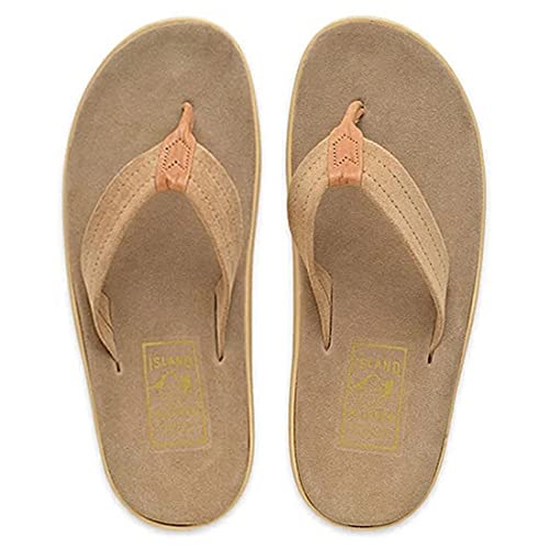 [アイランドスリッパ] ユニセックス スエードレザー ビーチサンダル ハワイ発 PT203SL TAUPE/TAN US10(28.0cm) [並行輸入品] 19,991円