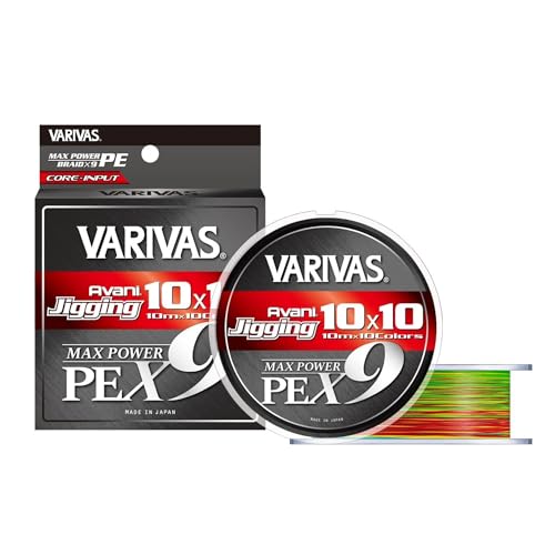 バリバス(VARIVAS) 9本撚り PEライン アバニ ジギング10×10 マックスパワーPE X9 300m 3号(サイズ: 3号 (MAX.57LB) / カラー: ？10色カラード)