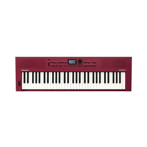 Roland ローランド 電子キーボード GOKEYS3-RD 61鍵盤 Bluetooth機能 アプリ 録音 リミックス 自動伴奏 初心者 弾き語り 練習 軽量 1000種類以上の音色 ダークレッド 赤(カラー: RD(ダークレッド)) 36,356円
