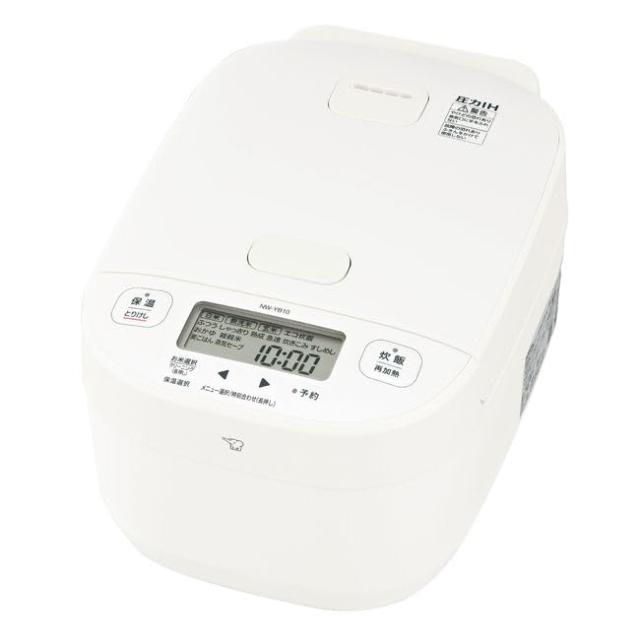 象印マホービン 炊飯器 5.5合 ホワイト NW-YB10-WA
