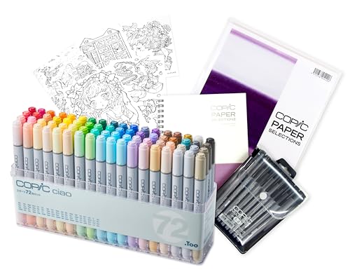 コピック（COPIC） Too コピック チャオ DXスタートボックス 72色 日本