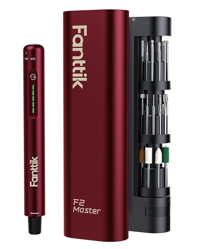 Fanttik F2 Master ミニルーター 5段変速 25000RPM高速回転 コードレス 4V USB-C 充電式 マグネット回転式 35個付属品 LEDライト コンパクト 軽量 彫刻 穴あけ 研磨 切断 切削 つや出し 汚れ落とし DIY工...