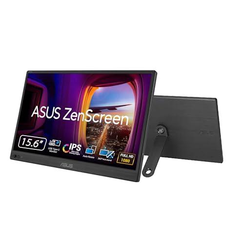 ASUS ポータブルモニター/ZenScreen MB169CK-J/ポータブルUSBモニター -15.6インチ / フルHD/IPS/デュアルUSB Type-C/フリッカーフリー/ブルーライト軽減機能/ノングレアパネル / 360°回転のキ...(サイズ:... 15,140円