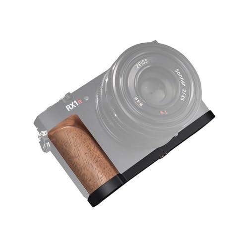 SIUTATDSH カメラグリップ 対応 sony ソニー Cyber-shot rx1r3 rx1r iii dsc-rx1rm3 カメラ専用 L型クイックリリースプレート、実木製ハンドル、三脚設置でき、軽量化 （クルミ木黒板）