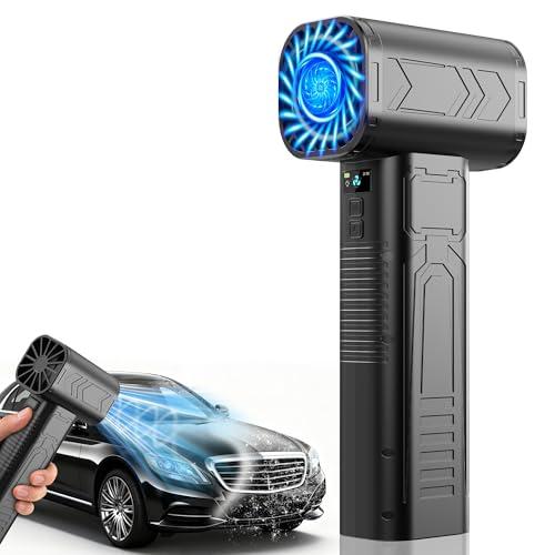 ブロワー 洗車【2026新登場|2000g超強推力・165m/s究極の暴風】充電式ブロワー 4段階風量調節 24000mAh高性能電池 LEDライト搭載 暴風モード 軽量小型 洗車用/除雪/除水/PC掃除/キーボード/家具/車... 8,541円