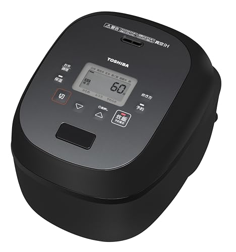 TOSHIBA（東芝） 炊飯器 炎匠炊き 1升 RC-18RWA（K） グランブラック 真空IH rice cooker 日本製 真空ひたし 早炊き 真空保温白米40時間 お手入れ簡単（サイズ: 10合（1升）） 24,188円