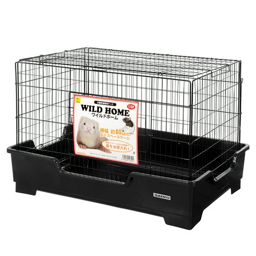 【中古品】三晃商会　ワイルドホーム（フェレット　ラット　モルモットケージ） 三晃商会 ワイルドホーム（82×51×52．5cm） フェレット