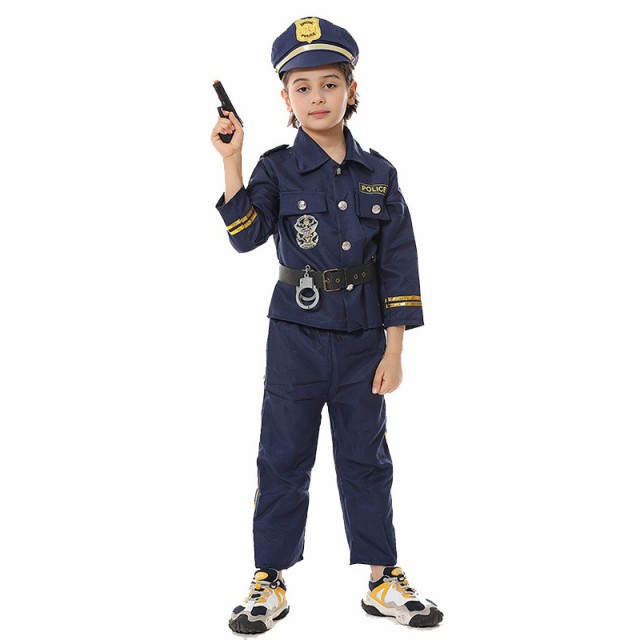 ハロウィン 衣装 警察官 ポリス コスプレ 子供 警察服 お巡りさん 刑事