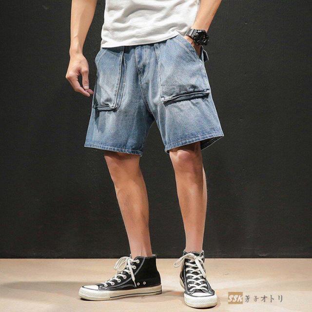 デニムパンツ ハーフパンツ メンズ ショートパンツ デニム パンツ 涼しいズボン 夏ズボン ヴィンテージ 夏 の通販はau Pay マーケット スイートショップ