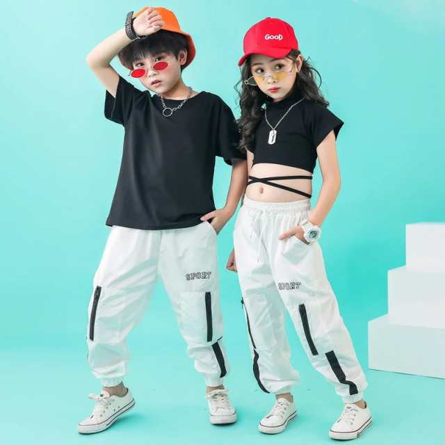 キッズダンス衣装 2点セット 子供服 女の子 男の子 夏服 セットアップヒップホップ Hiphop ジャズダンス 子供ダンス Tシャツ ステージ服の通販はau Pay マーケット Shipshop