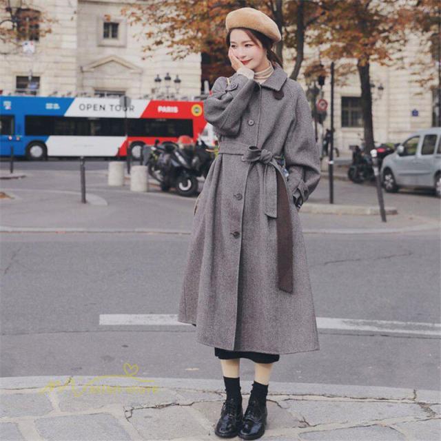 トレンチコート レディース チェスターコート ロング アウター 秋冬 トップス 通勤コート ゆったり カジュアル シンプル おしゃれ お出かの通販はau Pay マーケット Dream Of Love