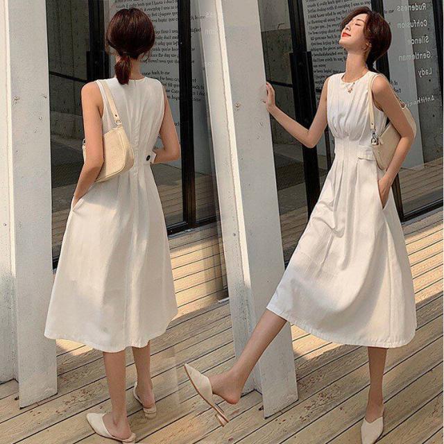 ワンピース レディース マキシワンピース ノースリーブ 40代ワンピース 韓国風 ロング丈ワンピース 白スカートaライン 大人 オシャレ 春の通販はau Pay マーケット Dream Of Love