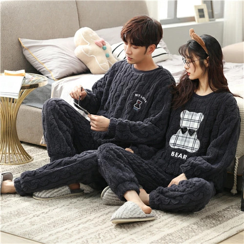 ペアパジャマ 冬 もこもこ カップル ペア ルームウェア セット 長袖 ペアパジャマ モコモコ メンズ ペアパジャマ カップル 秋冬 結婚祝い プレゼント ペアパジャマ カップル 冬 カップル お揃い プレゼント ギフト カップル ペア ルームウェア