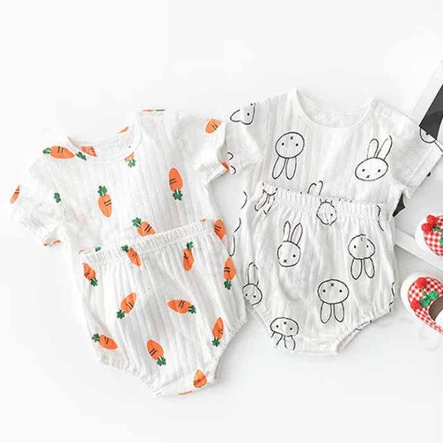 ベビー服 セットアップ キッズ 短パン ロンパース 可愛い韓国子供服 73 110 半袖 お出かけ 夏服 パジャマ 出産祝い内祝いギフ 百日祝い の通販はau Pay マーケット K M Global Works
