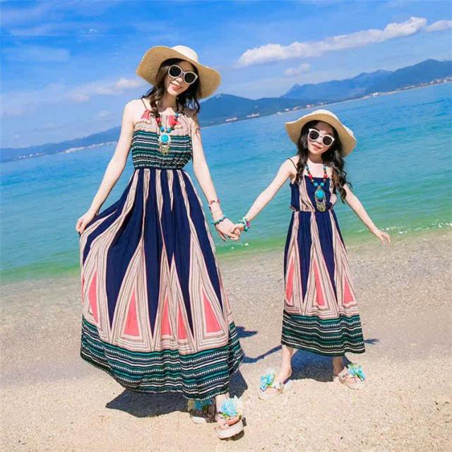 ワンピース レディース キッズ 女の子 親子ペア ルック 親子お揃い お揃いコーデ 親子ペアルック 家族ペアルック 親子 お揃い リゾートキの通販はau Pay マーケット Shipshop