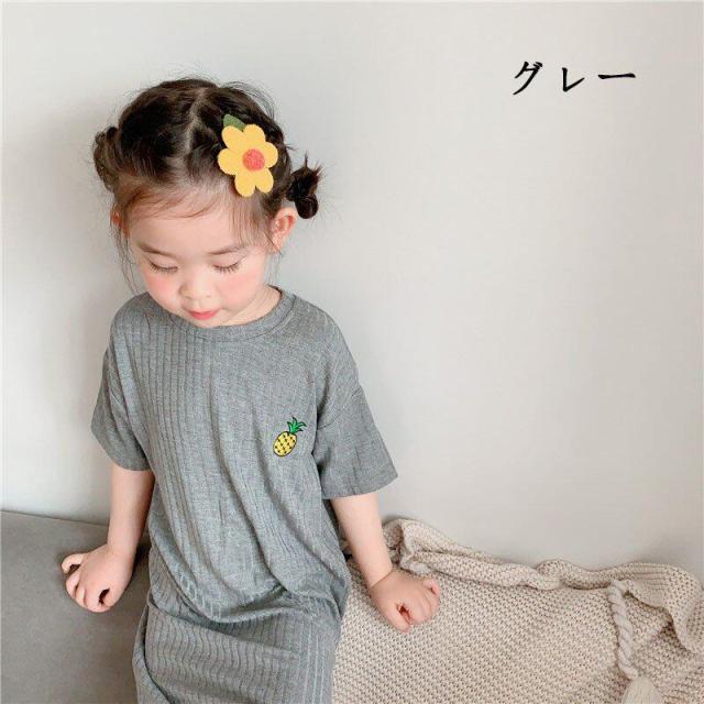パジャマ ワンピース キッズ ベビー 子供パジャマ 女の子 ベビー 刺繍 夏 半袖 ルームウェア ワンピース 部屋着 無地 おしゃれ 可愛い 寝の通販はau Pay マーケット Shipshop