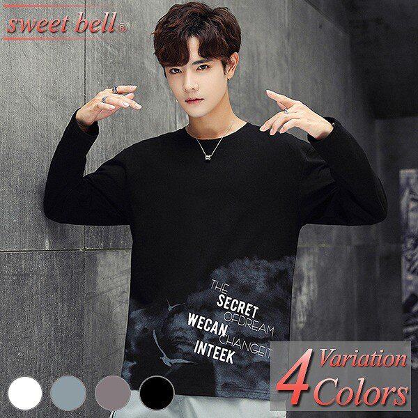 カットソー メンズ Tシャツ ロンt 長袖 Vネック クルーネック 柄 大きいサイズ おしゃれ 綿 春 秋 冬 パーカー ラグラン ボーダー アメカの通販はau Pay マーケット Dream Of Love