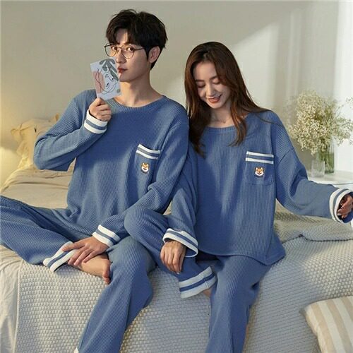 ペアパジャマ 長袖 カップル ペア ルームウェア ペアパジャマ 春夏 結婚祝い プレゼント ペアパジャマ 大きいサイズ お祝い カップル ペア パジャマ ギフト 上下セット レディース 部屋着 ペアルック カップル メンズ パジャマ 秋 ルームウェア 5,412円