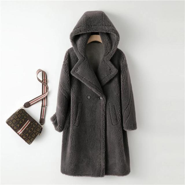 コート レディース 冬 アウター ボアコート ロングコートV暖かい