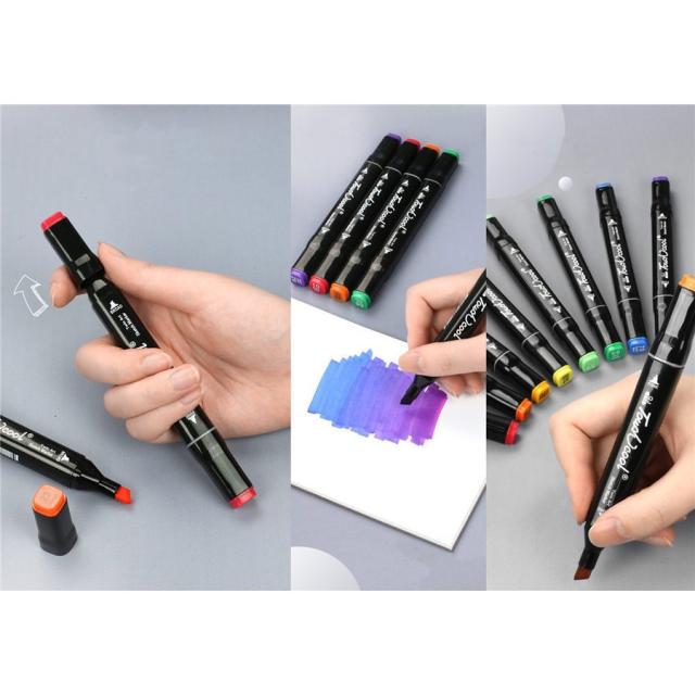 希少 大人気 マーカーペン 168色 セット 油性 イラストマーカー 2種類のペン先 太細両端 カラーペン コミック用 色塗り 美術 手帳 Diy 学習用 発色鮮 初回特典付 Farmerscentre Com Ng