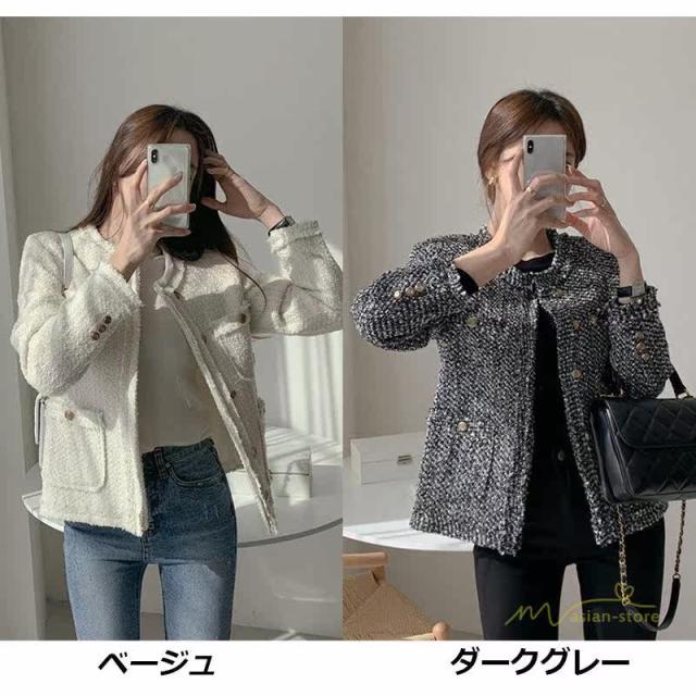 ブレザー スーツジャケット レディース 長袖 トップス ショート丈 ゆったり 韓国ファッション 通勤オフィス 秋コーデ フォーマル カジュの通販はau Pay マーケット Fangcloudy