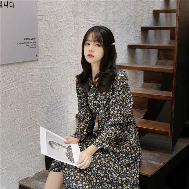 ワンピース ワンピ 長袖 可愛い 花柄 フォーマル レディース お出かけ デート Ol イベント 旅行の通販はau Pay マーケット Dream Of Love