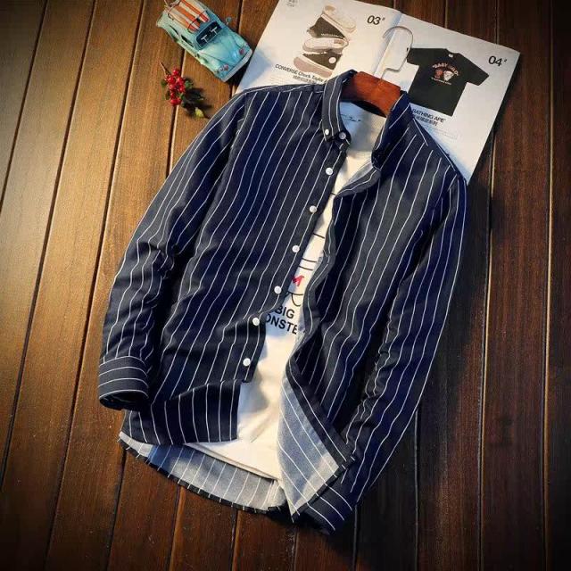 シャツ メンズ 長袖 ストライプ カラフル カジュアル ファッション オシャレの通販はau Pay マーケット Dream Of Love