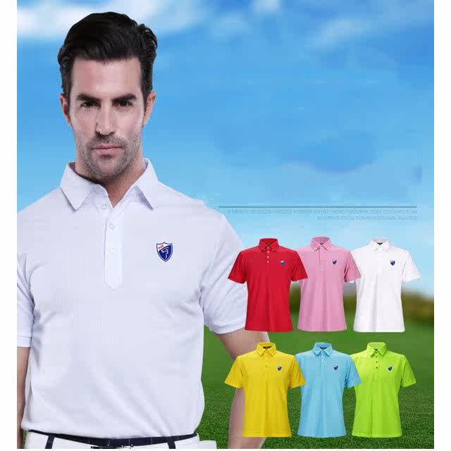 ゴルフ メンズポロシャツ 半袖 スポーツウェア ゴルフウェア シャツ テニス バドミントンの通販はau Pay マーケット 新天地