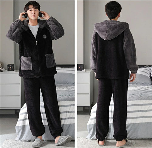 パジャマ メンズ 冬 ルームウェア 長袖 パジャマ 上下セット 部屋着