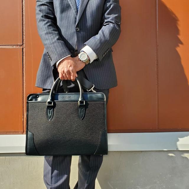 大開き ブリーフケース ビジネスバッグ 日本製 豊岡製鞄 メンズ A4