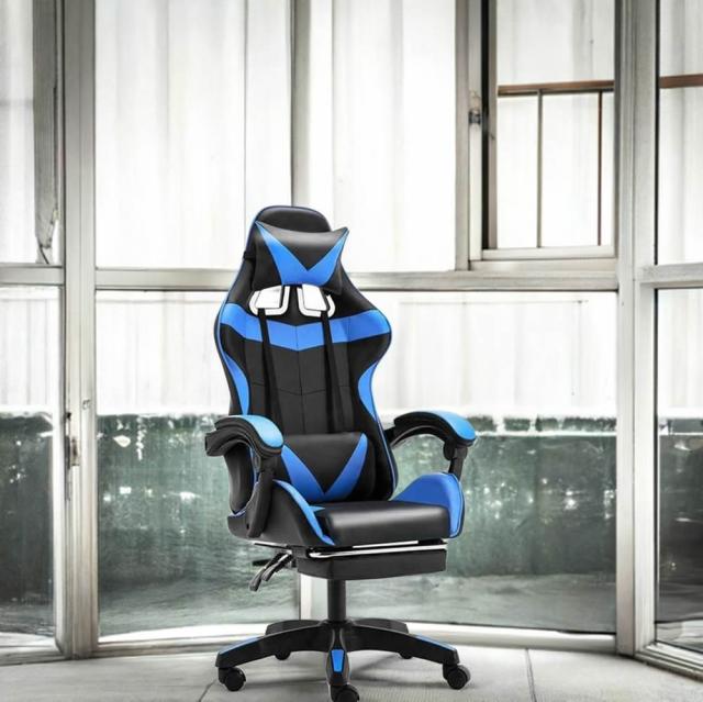 ゲーミングチェア オフィスチェア ゲーム用チェア デスクチェア パソコンチェア オットマン付き 人間工学 135度リクライニング機能 ハイバック テレワーク椅子 PCチェア_6