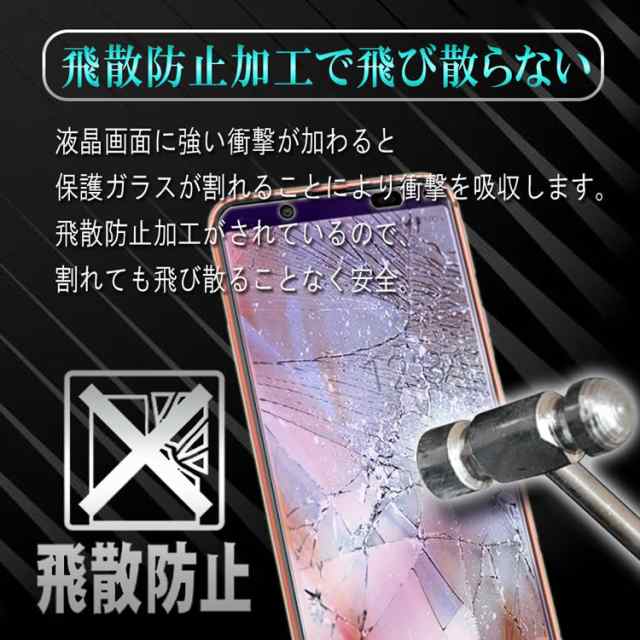 Redmi Note 9T 5G ブルーライトカット 液晶保護フィルム ガラスフィルム 耐指紋 撥油性 硬度 9H 0.3mmガラス 2.5D ラウンドエッジ レッドミーノート 9T